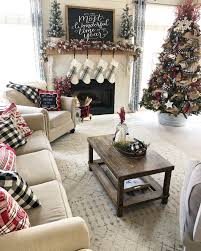 Christmas Home Tour Buffalo Check And Plaid Living Room With Tree With R Christmas Fireplace Decor Christmas Decorations Living Room Cozy Christmas Living Room