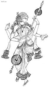 Religions Coloring Pages Goddess Saraswati Dancing Posture Coloring Page Religions Coloring Book Cool Embroidery Patterns Madhubani Art Indian Folk Art Art