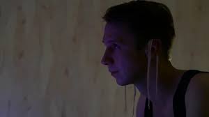 the young man hung noodles