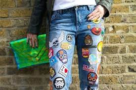 What can i iron my patches onto? How To Use Iron On Patches On Jeans Patchwork Jeans Patched Jeans Work Jeans