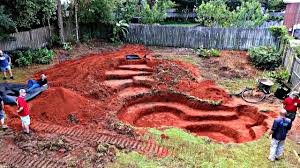 50 pictures of backyard garden waterfalls (ideas & designs). Building A Backyard Bass Pond Day 1 Youtube