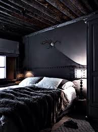 Pin By Ronnelle Jones Rocks On Black Country Cottage Bedroom Interior Dark Interior Design Interior Design Bedroom