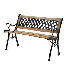 Marquee Cast Iron Back Timber Bench Bunnings Australia In 2021 Garden Bench Seating Outdoor Garden Bench Garden Bench
