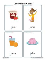 I have a big jar · jellyfish: . Letter J Flashcards Primarylearning Org