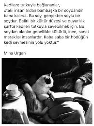 Mina Urgan Kedi Ve Kedi Sevenlerle Ilgili Harika Sozler Yazarlar Edebiyat Alintilar