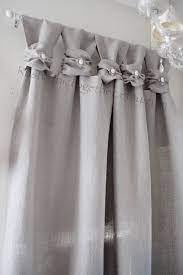 Burlap Wide Ruched Tabs Curtain Silver Jewelry Ash Gray Burlap Curtains Burlap Curtains Tab Curtains