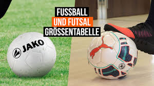 Futsal ist der offizielle hallenfußball des weltverbandes fifa. Kinderfussballe Und Futsal Balle Grossentabelle Den Ball Brauchst Du