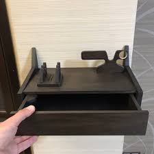 Maybe you would like to learn more about one of these? Floating Nightstand With Gun Concealment Shelf Hidden Gun Etsy