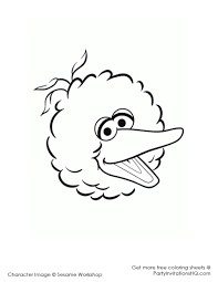 Big Bird Coloring Pages Sesame Street Coloring Pages Bird Coloring Pages Bird Line Drawing