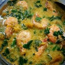 Filipino Dish Ginataang Kalabasa With Hipon Malunggay Leaves Or Coconut Squash Stew With Shrimps And Moringga Leav Malunggay Recipe Recipes Seafood Recipes