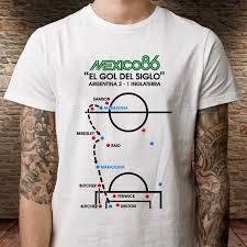 Siempre te recordamos con mucho cariño. Camiseta El Gol Del Siglo Personal Grafic