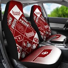Pride Flag Of Pro Oklahoma Sooners Car Seat Covers Oklahoma Sooners Sooners Carseat Cover