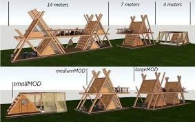 Glamping Mod Perfect For Nature Camping Resort 3d Model In 2020 Camping Resort Cottage Design Glamping