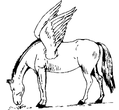 Portanto, uma página para colorir pegasus não apresenta necessariamente a criatura mitológica original, mas qualquer cavalo alado. Desenho De Pegaso Para Colorir Colorir Com