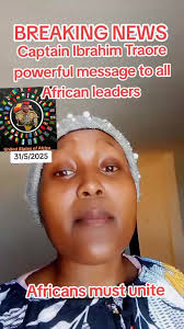 captain Ibrahim Traore says Africa has to unite #ibrahimtraore #burkinafaso  #goviral#makemeviral#trendingupdates #newsupdate #worldnews #africanews  #briellahnatasha, Africa need you ! It's time for ...