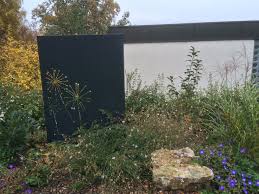 Sichtschutz Mit Motiv In Ral 7016 Sichtschutz Traumgarten Garten