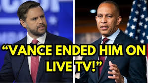Hakeem Jeffries Slams Trump’s Border Bill — JD Vance’s Live TV Response  Leaves Him Speechless