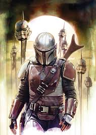 The mandalorian is set after the fall of the empire and before the emergence of the first order. Photomurals Digital Print Photomural Star Wars The Mandalorian Big Impaler By Komar