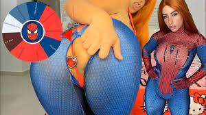 Mary Jane from spider man cosplay feat the wheel of sex game blowjob big  tits bouncng and buttplug TRY NOT TO CUM - XVIDEOS.COM