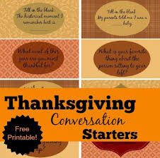 What foods are associated with thanksgiving? Free Thanksgiving Conversation Starters Thanksgiving Conversation Starters Free Thanksgiving Thanksgiving Kids