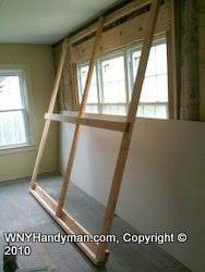 Finishing a basement is a perfect diy project. Diy Drywall Lift Wny Handyman