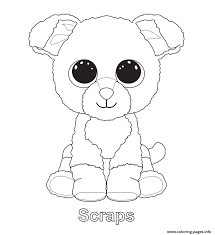 Print Scraps Beanie Boo Coloring Pages Pictures Of Beanie Boos Beanie Boo Birthdays Beanie Boo Party
