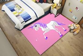 Der schmutzabweisende, robuste spielteppich kann außerdem auch auf einer fußbodenheizung liegen. Kinder Design Teppich Einhorn Unicorn Pink