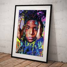 Jean-Michel Basquiat IV Art Print by Richard Day