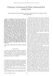 Malaysia's diversity has blessed the country with one of the most exquisite cuisines in the world, and elements of malay, chinese, and indian cooking are both distinct and blended together. Pdf Challenges In Sustaining The Malay Traditional Kuih Among Youth