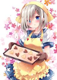バレンタインな浜風 能義たか好 さんのイラスト カワイイアニメ アニメチビ 浜風