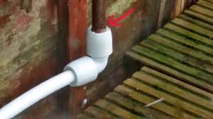 Use calipers to measure the diameter of the pvc elbow a little below the glue joint you will be cutting to ensure the rubber sleeve will be a perfect fit. Leak Between Plastic Elbow Joint And Copper Pipe Home Improvement Stack Exchange