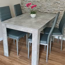 4.3 out of 5 stars with 29 ratings. Modern Stone Grey Table Set With 4 Metal Chairs
