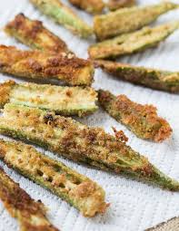 Okra Parmigiana Rezept Mmmmmm I Want To Eat This Okra Pickled Okra Und Food Recipes