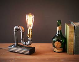Shop original rustic home accessories for bed, bath and whole house. Table Lamp Desk Lamp Edison Steampunk Lamp Rustic Home Decor Gift For Men Farmhouse Decor Home Decor Desk Accessories Industrial Lighting