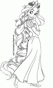 Eenvoudig zoeken, printen en downloaden! Princess Rapunzel Coloring Book Novocom Top
