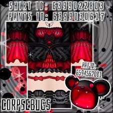 Hairstyles pink red velvet silk razmi pajamas pjsj pajamas girls boots boots ferry ribbon white black bow shaded dress night sleepwear vampire cute adorable glam beach. Detailed Red Black Grunge Roblox Outfits With Matching Accessories In 2021 Roblox Roblox Codes Roblox Roblox