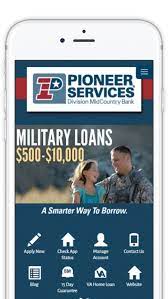 Our knowledgeable lending team is here to help you achieve your goals. Pioneer Services By Pioneer Military Loans