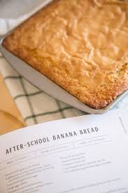 Magnolia Table After School Banana Bread Welcome To Our Blessed House Food Bakery Recipes Banana Bread Brownies