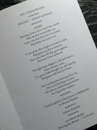 Funeral Order Of Service Program Hymn Sheet By Funeralsandfavours Funeral Order Of Service Order Of Service Funeral Services