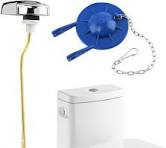 QWLWBU Kit universal de substituição de alça de vaso sanitário, alavanca de  descarga de tanque de vaso sanitário, montagem lateral/angular, alavanca ...
