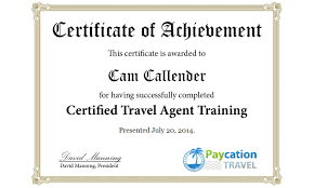 My Travel Agent Certification Paycation Travel Travel Agent Wholesale Travel