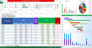 Excel dashboards excel dashboards allow managers and decision makers to easily monitor and track their critical metrics and kpis by using management dashboard reports. Project Portfolio Dashboard Template Excel Free Download