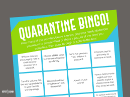 Bingo is a fun game of chance that anyone can play. Quarantine Bingo Deeper Kidmin