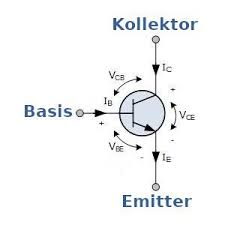 Ein bipolartransistor ist eine bestimmte bauform des transistors. Bc547 Npn Bipolartransistor Funktion Schaltung E Hack