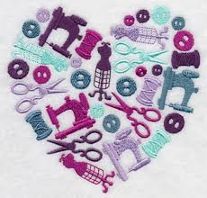 Sewing Heart Waffle Weave Hand Dish Towel In 2020 Sewing Embroidery Designs Machine Embroidery Designs Machine Embroidery Projects