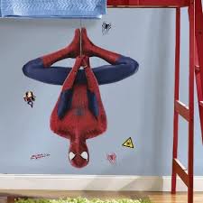 spiderman web slinging wall sticker spiderman bedroom ideas http wallartkids com spiderman the spiderman wall decals spiderman room spiderman themed bedroom