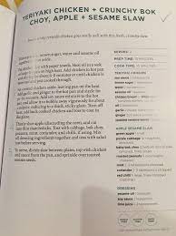 Teriyaki Chicken With Crunchy Bok Choi Apple And Sesame Slaw Nadia Lim Recipe Chicken Great For Sushi And Teriyaki Chicken Recipes From Heaven Bbq Recipes