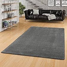 Kurzflor teppich cambridge young velours läufer groß und klein wohnzimmer. Snapstyle Hochflor Luxus Velours Teppich Touch Anthrazit In 24 Grossen Amazon De Kuche Haushalt Wohnen