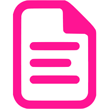This is a google docs icon. Deep Pink Document Icon Free Deep Pink File Icons