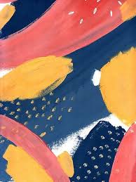 The only folks in the room were waitstaff, company executives, kitchen staff, ashleigh, and i. Pink Yellow Blue Poster By Juliealex In 2022 Blue Poster Abstract Art Inspiration Blue Art
